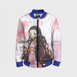 Бомбер детский НЕЗУКА NEZUKO, цвет: 3D-синий