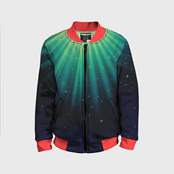 Бомбер детский Сияние 3D, цвет: 3D-красный
