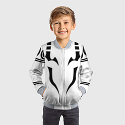Бомбер детский ИТАДОРИ ТАТУ JUJUTSU KAISEN, цвет: 3D-серый — фото 2