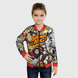 Бомбер детский ШАМАН КИНГ Король Шаманов, цвет: 3D-красный — фото 2