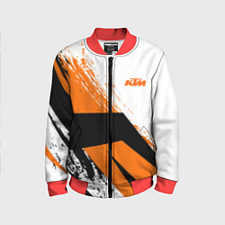Бомбер детский KTM КТМ Z, цвет: 3D-красный