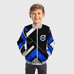 Бомбер детский Volvo Personvagnar, цвет: 3D-серый — фото 2