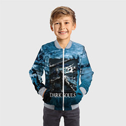 Бомбер детский DARKSOULS Project Dark, цвет: 3D-серый — фото 2