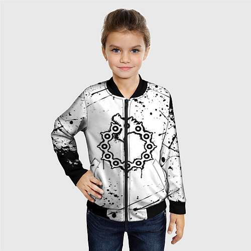 Детский бомбер МЕЛИОДАС 7 СМЕРТНЫХ ГРЕХОВ / 3D-Черный – фото 4