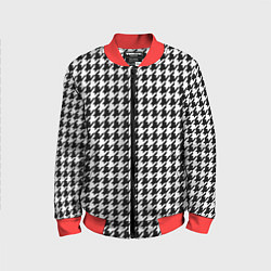 Детский бомбер Гусиная лапка