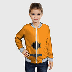 Бомбер детский ГИТАРА, цвет: 3D-серый — фото 2