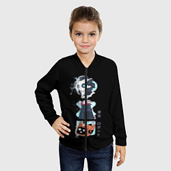 Бомбер детский Любовь, Смерть и Роботы, цвет: 3D-черный — фото 2