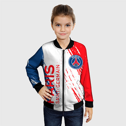 Детский бомбер ФК ПСЖ FC PSG PARIS SG / 3D-Черный – фото 4