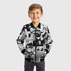 Бомбер детский Магическая Битва, цвет: 3D-черный — фото 2