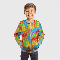 Бомбер детский POP IT SIMPLE DIMPLE, цвет: 3D-серый — фото 2