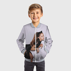 Бомбер детский Киска Ариана, цвет: 3D-серый — фото 2