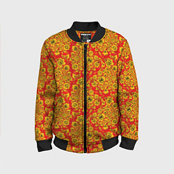 Детский бомбер Хохломские узоры
