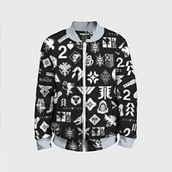 Детский бомбер DESTINY 2 PATTERN GAME LOGO ДЕСТИНИ 2 ПАТТЕРН СИМВ
