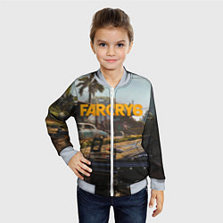 Бомбер детский Far Cry 6 game art, цвет: 3D-серый — фото 2