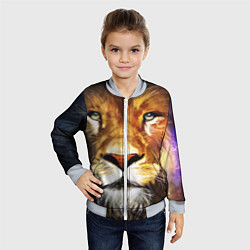 Бомбер детский Лев царь зверей, цвет: 3D-серый — фото 2