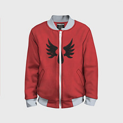 Бомбер детский Кровавые ангелы цвет легиона 9, цвет: 3D-серый