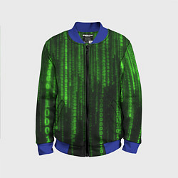 Детский бомбер Матрица двоичный код