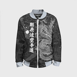 Детский бомбер Токийский Дракон Иероглифы Dragon Japan