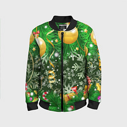 Детский бомбер Новогоднее Настроение Елка