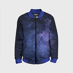 Бомбер детский Night sky, цвет: 3D-синий