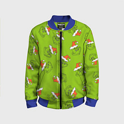 Детский бомбер Гринч Укротитель рождества