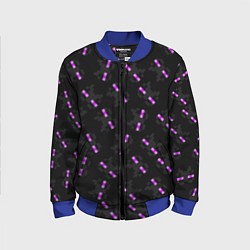 Детский бомбер ЛИЦО ЭНДЕРМЕНА, МАЙНКРАФТ