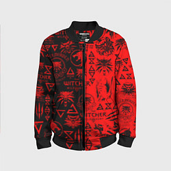 Детский бомбер THE WITCHER LOGOBOMBING BLACK RED