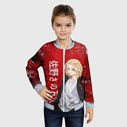 Бомбер детский МАЙКИ МАНДЗИРО ТОСВА RED, цвет: 3D-серый — фото 2