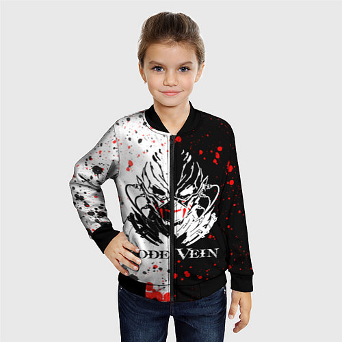 Детский бомбер Code Vein Logo / 3D-Черный – фото 4