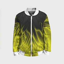 Детский бомбер Коллекция Rays Лучи Желтый и черный Абстракция 662