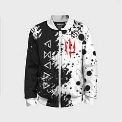 Детский бомбер The Witcher black & white