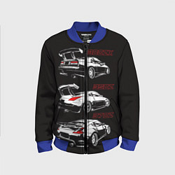 Бомбер детский NISSAN 300 ZX 350Z 370Z JDM STYLE, цвет: 3D-синий