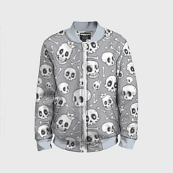 Детский бомбер Skulls & bones