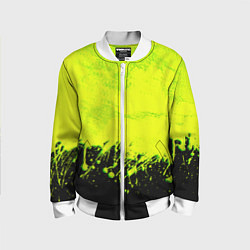 Детский бомбер НЕОНОВЫЕ БРЫЗГИ КРАСКИ