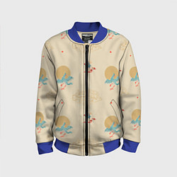 Детский бомбер Китайский орнамент Феникс