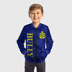 Бомбер детский Bully - Bullworth Academy, цвет: 3D-синий — фото 2
