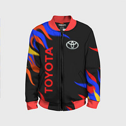 Детский бомбер Toyota Разноцветный огонь
