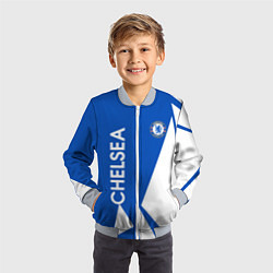Бомбер детский Челси спорт, цвет: 3D-серый — фото 2