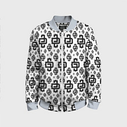 Бомбер детский White Pattern Dope Camo Dope Street Market, цвет: 3D-серый