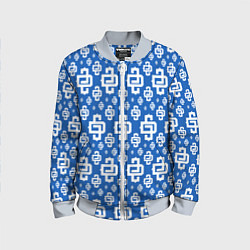 Бомбер детский Blue Pattern Dope Camo Dope Street Market, цвет: 3D-серый