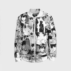 Детский бомбер Psycho Pass pattern