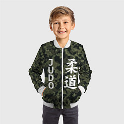 Бомбер детский JUDO МИЛИТАРИ, цвет: 3D-белый — фото 2