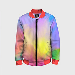 Детский бомбер Красочный неон