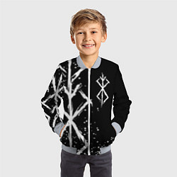 Бомбер детский КЛЕЙМО ЖЕРТВЫ - БЕРСЕРК, цвет: 3D-серый — фото 2