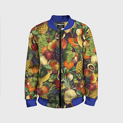 Детский бомбер Вкусные Летние Фрукты