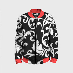 Детский бомбер Minimalist floral pattern