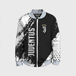 Бомбер детский Fc juventus фс ювентус, цвет: 3D-серый