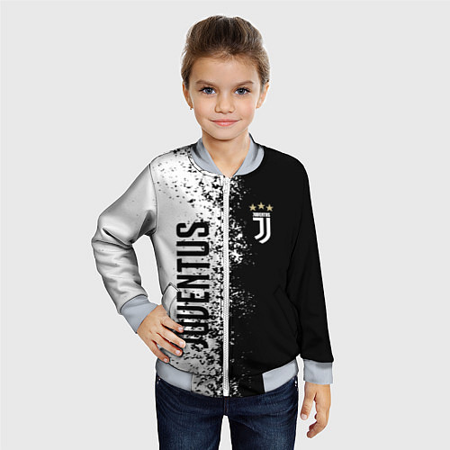 Детский бомбер Juventus ювентус 2019 / 3D-Серый – фото 4