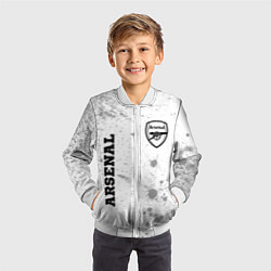 Бомбер детский Arsenal Sport на светлом фоне, цвет: 3D-белый — фото 2