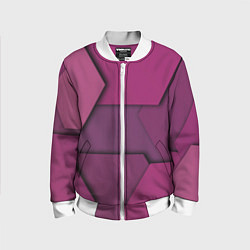 Детский бомбер Геометрические фигуры в движении